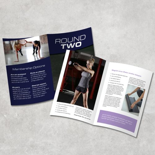 A4 to A5 SIZE SINGLE FOLD BROCHURES